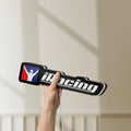 Unlit iRacing LED lightbox held by hand to show size and details