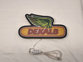 30cm Dekalb Glowing Wall Art - Unlit flat lay front details, unique wall art for desk and room decor