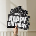 Unlit Fortnite LED lightbox held by hand to show size and details