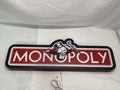 60cm Monopoly Money Bag 3D Printed Sign - Unlit flat lay front details, unique wall art for desk and room decor