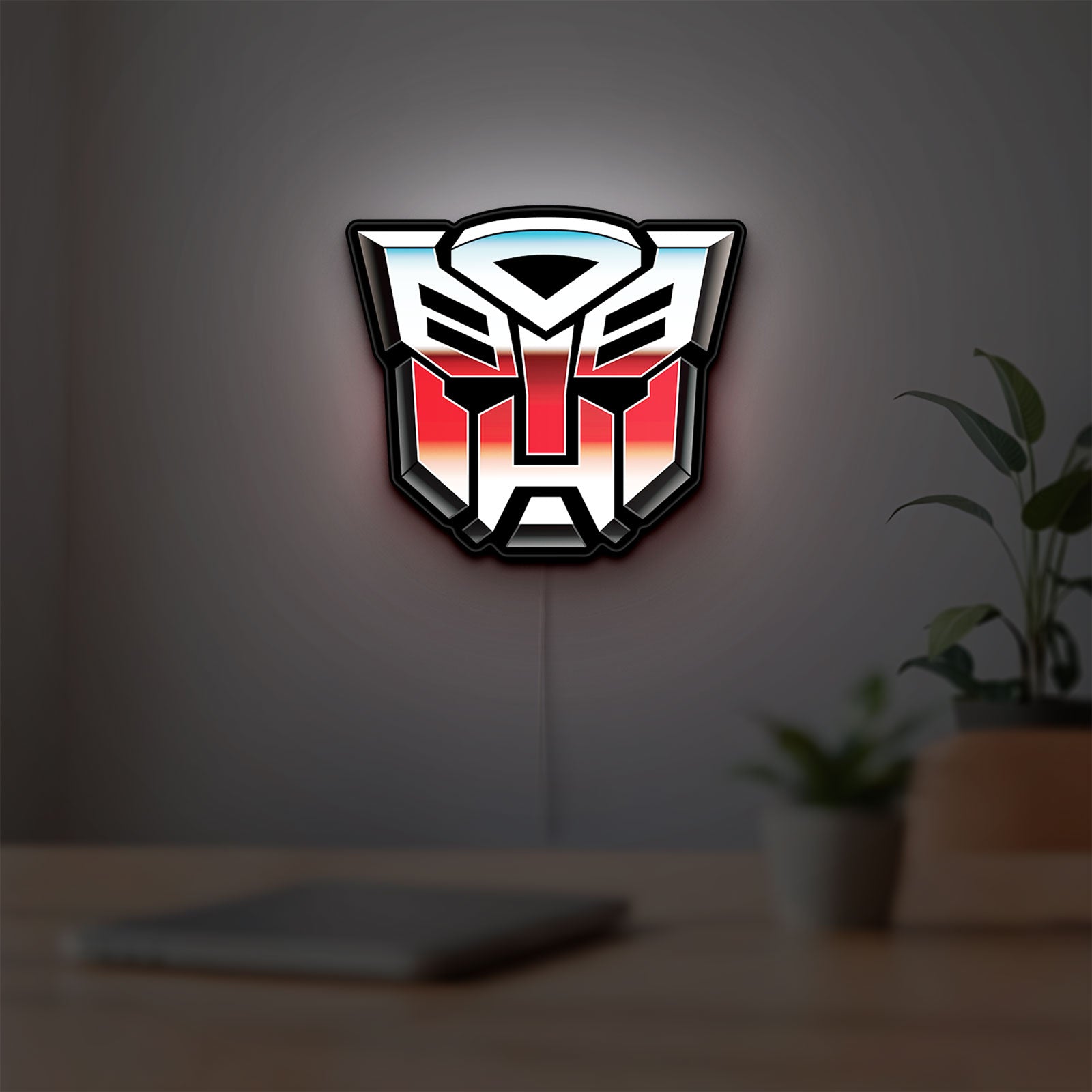 Transformers Autobots LED Lightbox - Dimmable Game Room Decor