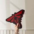 Unlit The Last of Us Firefly Logo LED lightbox held by hand to show size and details