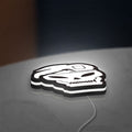 Call of Duty Black Ops LED lightbox lying flat on a desk with white glow