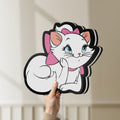 Unlit Marie Aristocats LED lightbox held by hand to show size and details