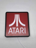 20cm Atari Glowing Wall Art - Unlit flat lay front details, unique wall art for desk and room decor