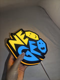 Neo Geo Arcade LED Sign (20cm) - Illuminated handheld size reference, unique wall art for desk and room decor