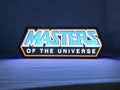 30cm Masters Of The Universe Glowing Wall Art - Illuminated front view standing, unique wall art for desk and room decor
