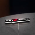 Boyztoys Racing LED lightbox lying flat on a desk with white glow