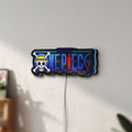 Unlit One Piece LED lightbox mounted on a wall in daylight