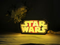Star Wars LED Light Box (20cm) - Illuminated front view standing, great for home theater and media room decor