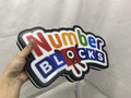 Numberblocks LED Sign (40cm) - Unlit handheld size reference, unique wall art for desk and room decor