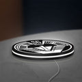 SG-1 Patch Lightbox LED lightbox lying flat on a desk with white glow