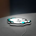 Bigo Live LED lightbox lying flat on a desk with white glow
