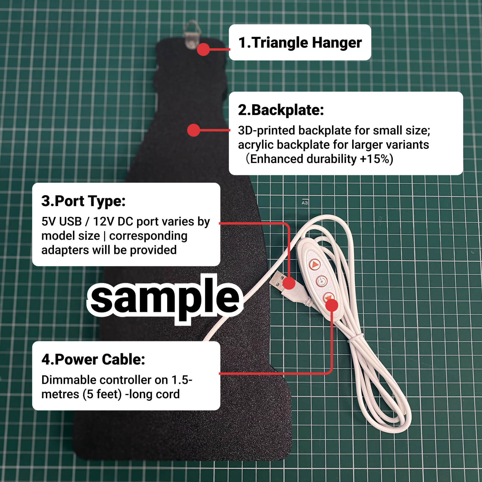 Gorillaz Band 3D Light Box - Cartoon Character LED Night Light, Music Album Inspired Wall Decor for Fans 