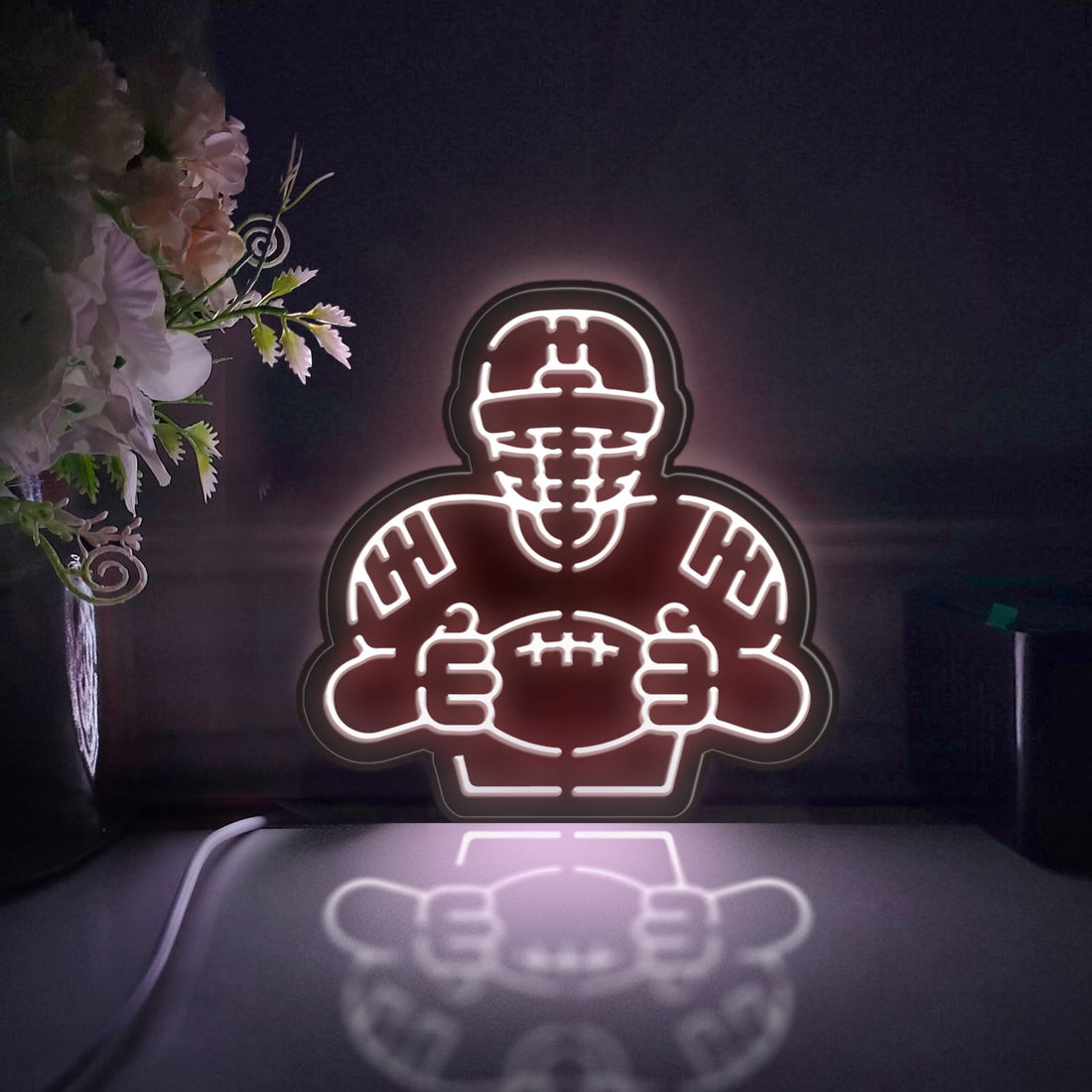 American Football Game Led Light Box, Football Wall Art Decor, Light Sign, Desktop Decorations, Gift For Sports Enthusiasts, Football Lover
