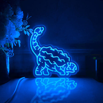 Dinosaur Led Light Box, Ancient Ankylosaurus Wall Art Decor, Light Sign, Desktop Decorations, Gift For Kids, Dinosaur Enthusiast