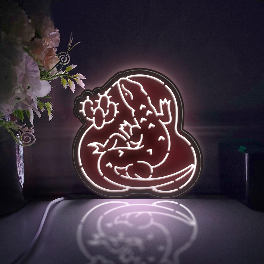 Lizard Led Light Box, Reptile Wall Art Decor, Light Sign, Desktop Decorations, Bedroom Decor, Gift For Reptile Enthusiasts, Nature Lover