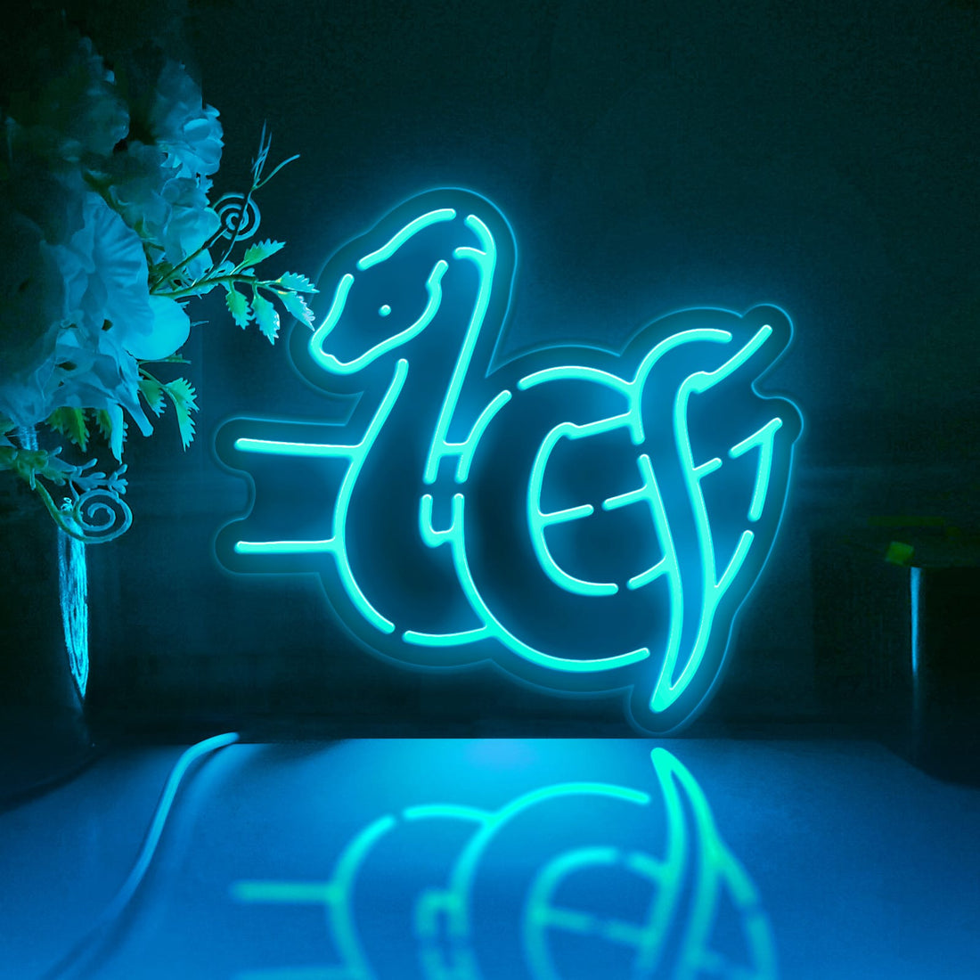 Snake Led Light Box, Reptile Wall Art Decor, Light Sign, Desktop Decorations, Bedroom Decor, Gift For Reptile Fans, Animal Lover