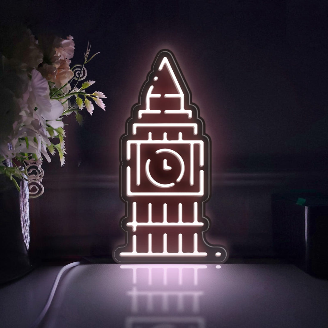 Big Ben Led Light Box, Landmark Wall Art Decor, Personalized Light Sign, Rgb Desktop Decorations, Bedroom Decor, Gift For Travel Lovers
