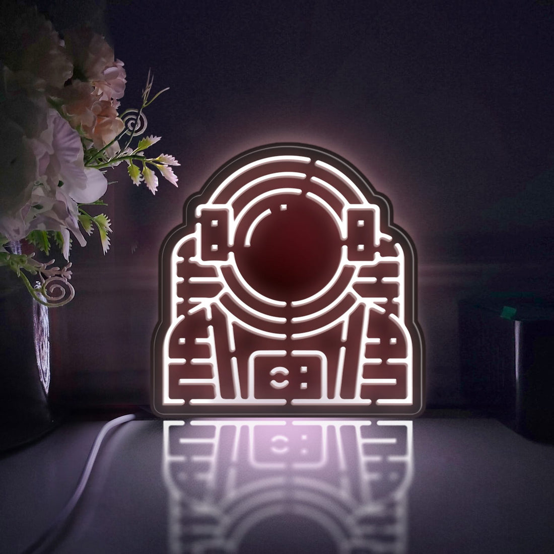 Astronaut Led Light Box, Astronaut Wall Art Decor, Light Sign, Desktop Decorations, Bedroom Decor, Gift For Science Lovers, Kid