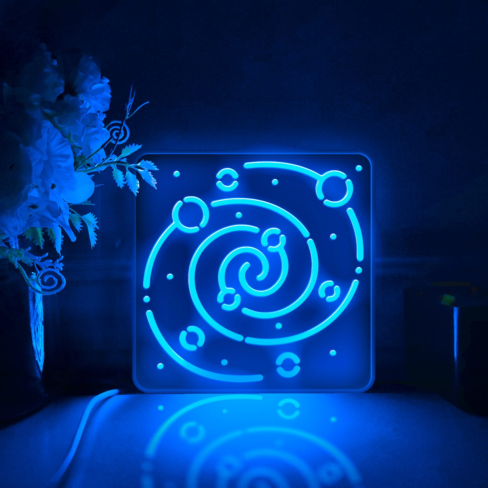 Galaxy Led Light Box, Star Wall Art Decor, Personalized Light Sign, Neon-like Desktop Decorations, Bedroom Decor, Gift For Kids, Sci-fi Fan