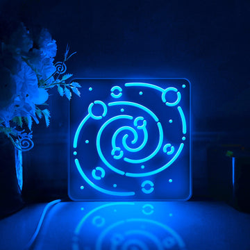 Galaxy Led Light Box, Star Wall Art Decor, Personalized Light Sign, Neon-like Desktop Decorations, Bedroom Decor, Gift For Kids, Sci-fi Fan