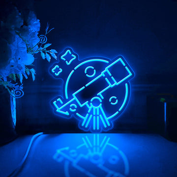 Space Telescope Led Light Box, Universe Planet Wall Art Decor, Light Sign, Desktop Decorations, Gift For Astronomy Enthusiasts, Kid