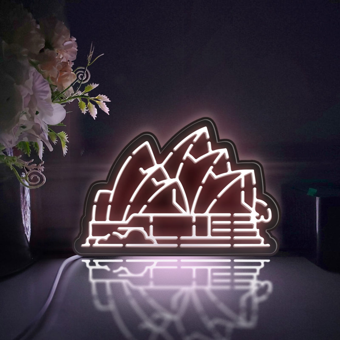 Sydney Opera House Led Light Box, Australian Landmark Wall Art Decor, Light Sign, Desktop Decoration, Gift For Culture Lovers, History Buff