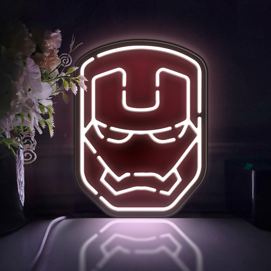 Iron Man Led Light Box, Avenger Wall Art Decor, Personalized Light Sign, Rgb Desktop Decorations, Bedroom Decor, Gift For Marvel Fans, Kid