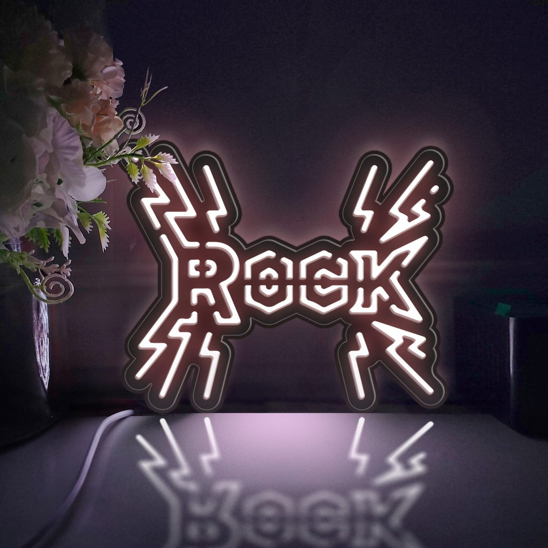 Rock Band Led Light Box, Music Wall Art Decor, Personalized Light Sign, Neon-like Desktop Decorations, Bedroom Decor, Gift For Music Lovers