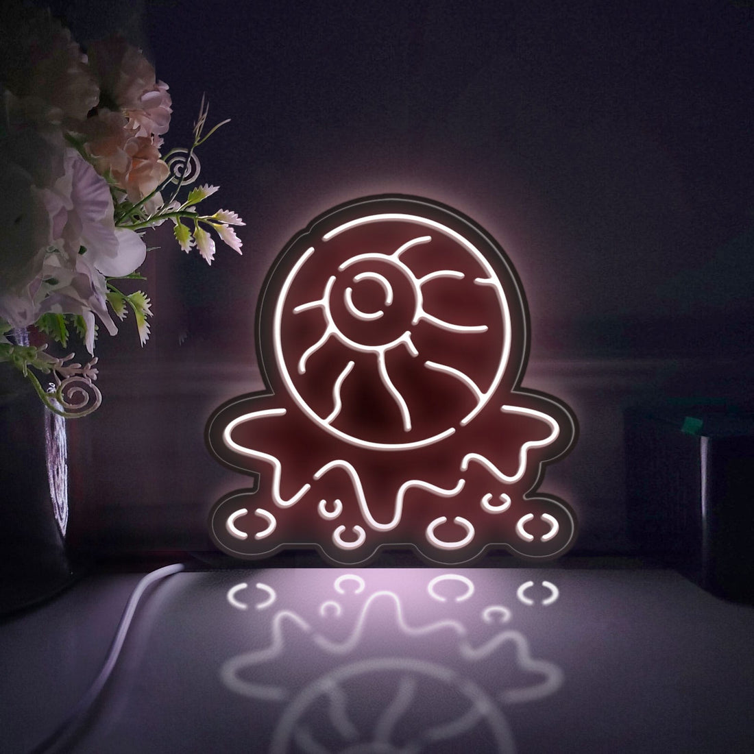 Evil Eye Led Light Box, Eyeball Wall Art Decor, Personalized Light Sign, Neon-like Rgb Desktop Decorations, Bedroom Decor, Gift For Gamers