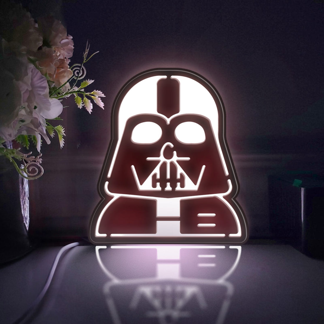 Boss Chief Darth Vader Led Light Box, Star Wars Wall Art Decor, Personalized Light Sign, Desktop Decorations, Bedroom Decor, Gift For Kids