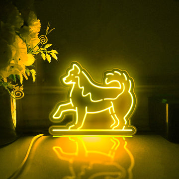 Breed Dog Led Light Box, Pet Dog Wall Art Decor, Light Sign, Desktop Decorations, Bedroom Decor, Gift For Dog Enthusiasts, Pet Lover