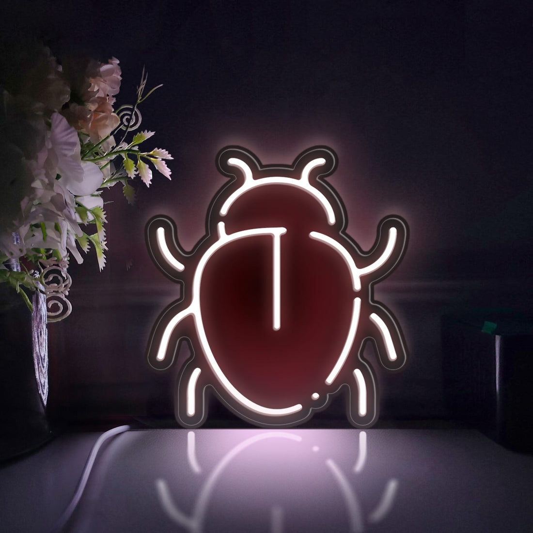 Insect Led Light Box, Bug Wall Art Decor, Personalized Light Sign, Rgb Desktop Decorations, Bedroom Decor, Gift For Kids, Nature Lover