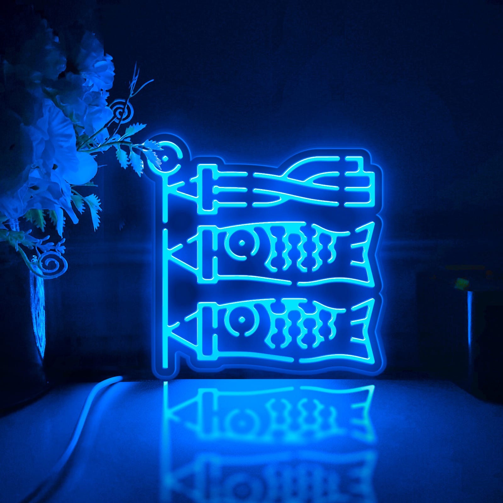 Carp Streamer Led Light Box, Japanese Culture Wall Art Decor, Light Sign, Desktop Decorations, Bedroom Decor, Gift For Cultural Enthusiasts