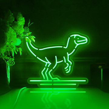 Dinosaur Led Light Box, Wall Art Decor, Personalized Light Sign, Desktop Decoration, Bedroom Decor, Gift For Kids, Dinosaur Enthusiast