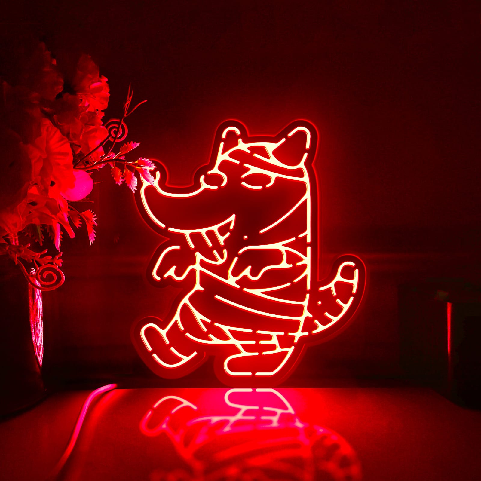 Zombie Dog Led Light Box, Halloween Wall Art Decor, Personalized Light Sign, Rgb Desktop Decorations, Bedroom Decor, Gift For Pet Lovers