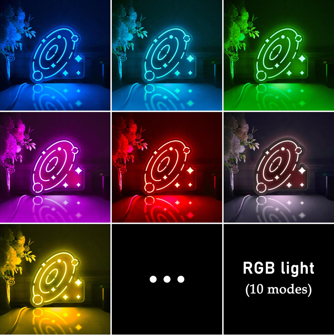 Galaxy Led Light Box, Planet Wall Art Decor, Light Sign, Desktop Decorations, Bedroom Decor, Gift For Astronomy Lovers, Sci-fi Fans