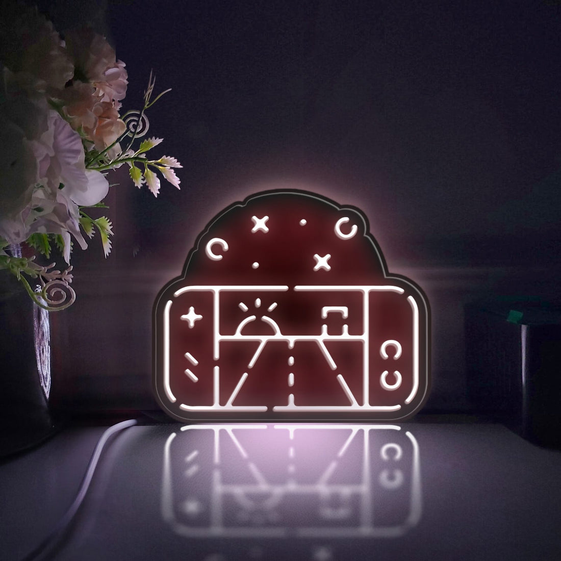 Handheld Game Console Led Light Box, Game Console Wall Art Decor, Light Sign, Desktop Decorations, Bedroom Decor, Gift For Gamers