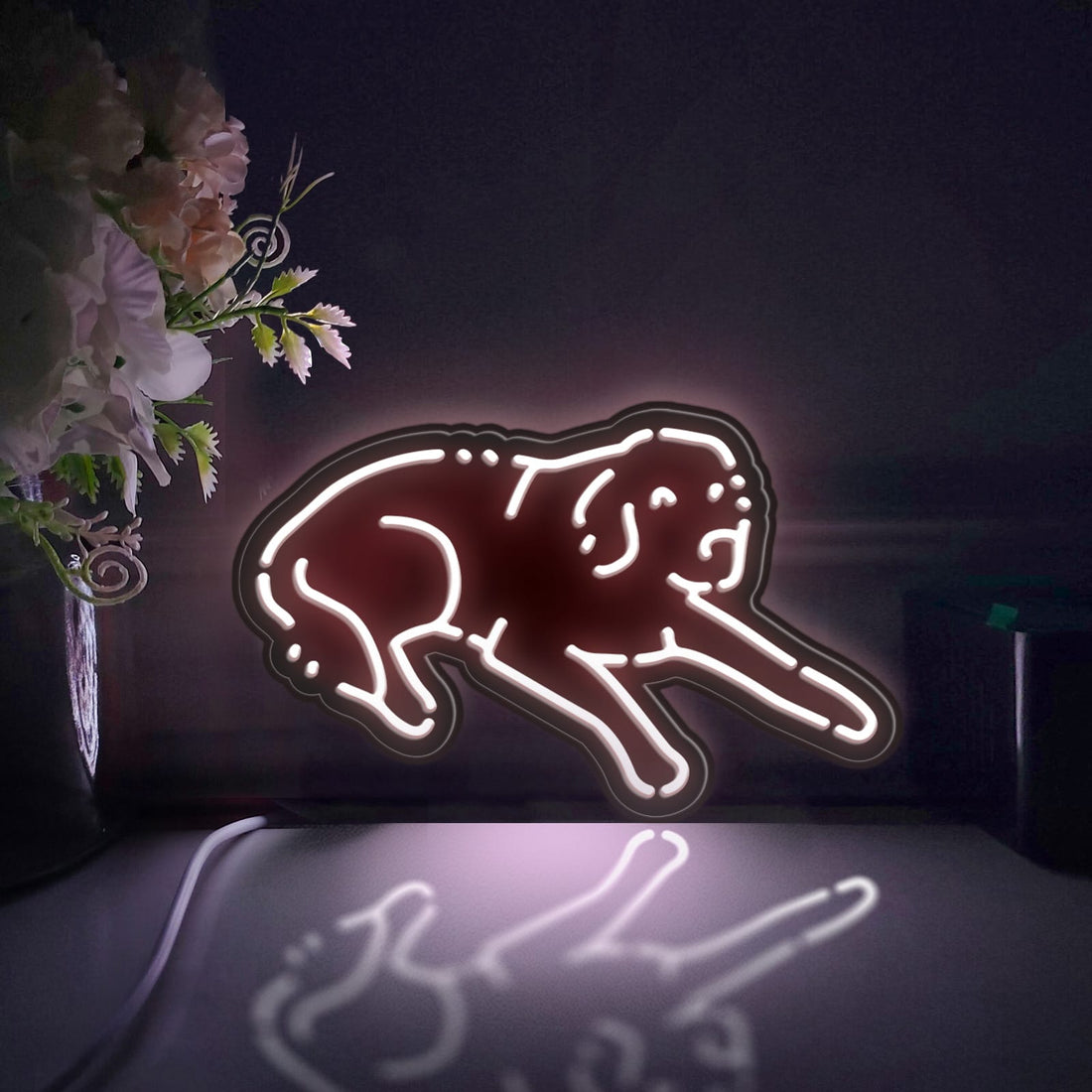 Golden Retriever Led Light Box, Pet Dog Wall Art Decor, Light Sign, Desktop Decorations, Bedroom Decor, Gift For Dog Lovers, Pet Owners
