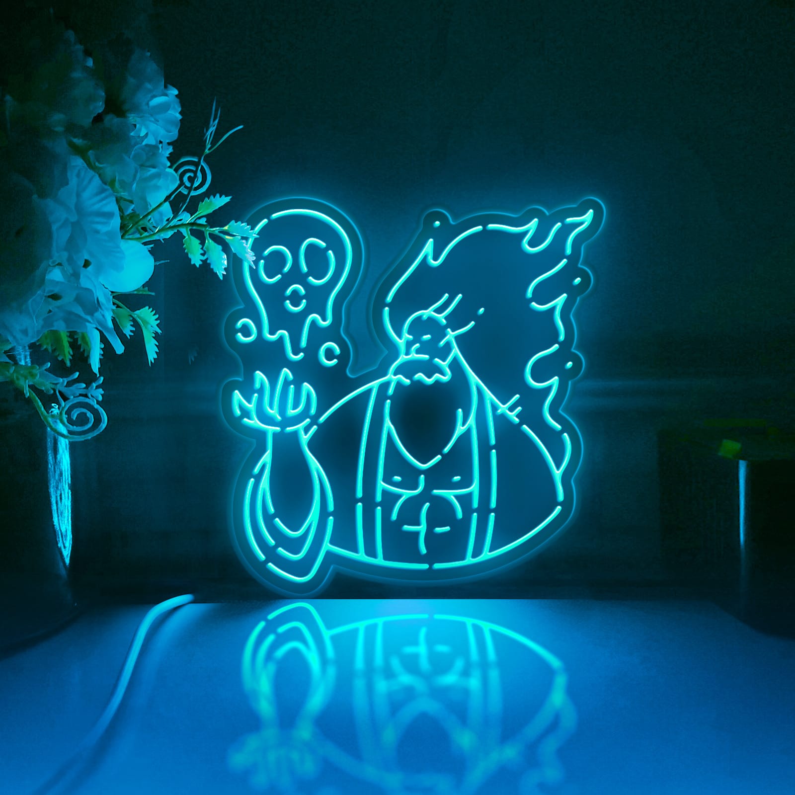 Mythological Hades Led Light Box, Gods And Ghosts Wall Art Decor, Light Sign, Desktop Decorations, Bedroom Decor, Gift For Mythology Lovers
