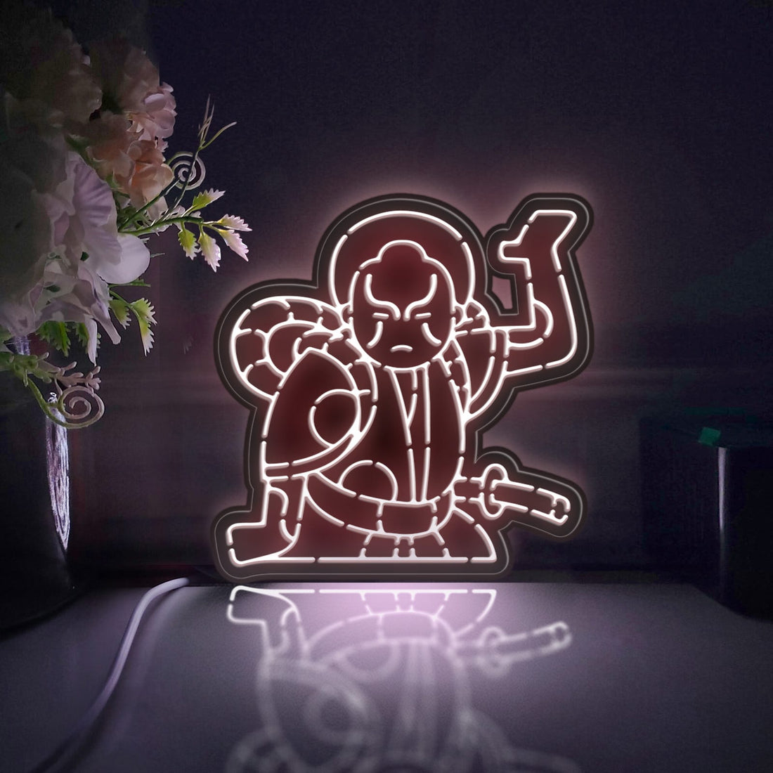 Japanese Kabuki Led Light Box, Wall Art Decor, Light Sign, Desktop Decorations, Room Decor, Gift For Theater Enthusiasts, Culture Lovers