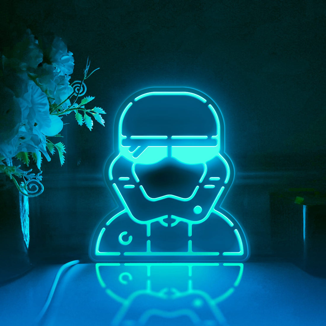 Knight Soldier Led Light Box, Wall Art Decor, Personalized Light Sign, Rgb Desktop Decoration, Bedroom Decor, Gift For History Buffs