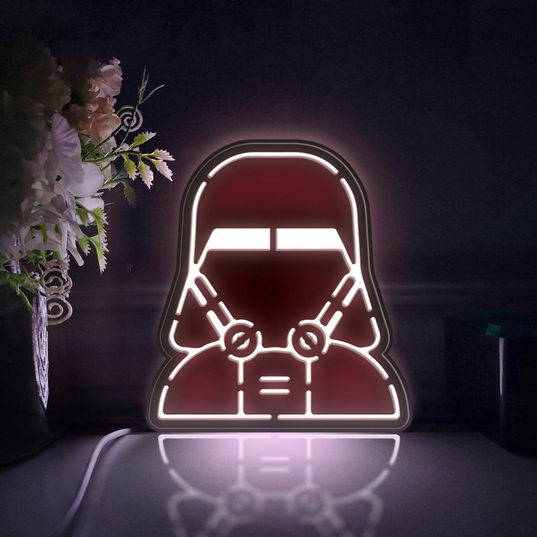 Knight Soldier Led Light Box, Wall Art Decor, Personalized Light Sign, Desktop Decorations, Bedroom Decor, Gift For History Enthusiasts