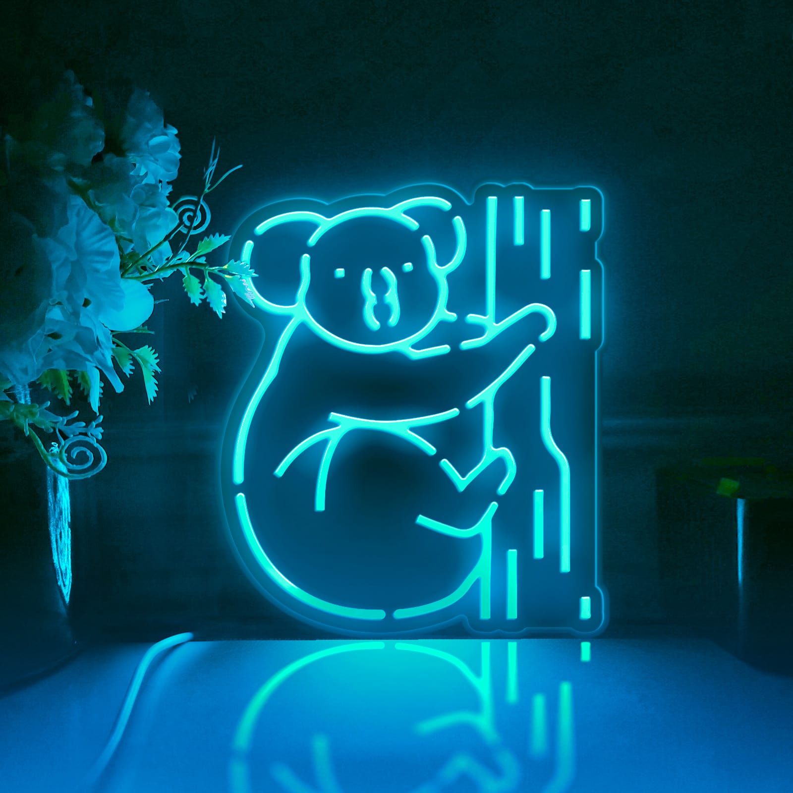 Australian Animal Koala Led Light Box, Koala Wall Art Decor, Light Sign, Desktop Decorations, Bedroom Decor, Gift For Animal Lovers