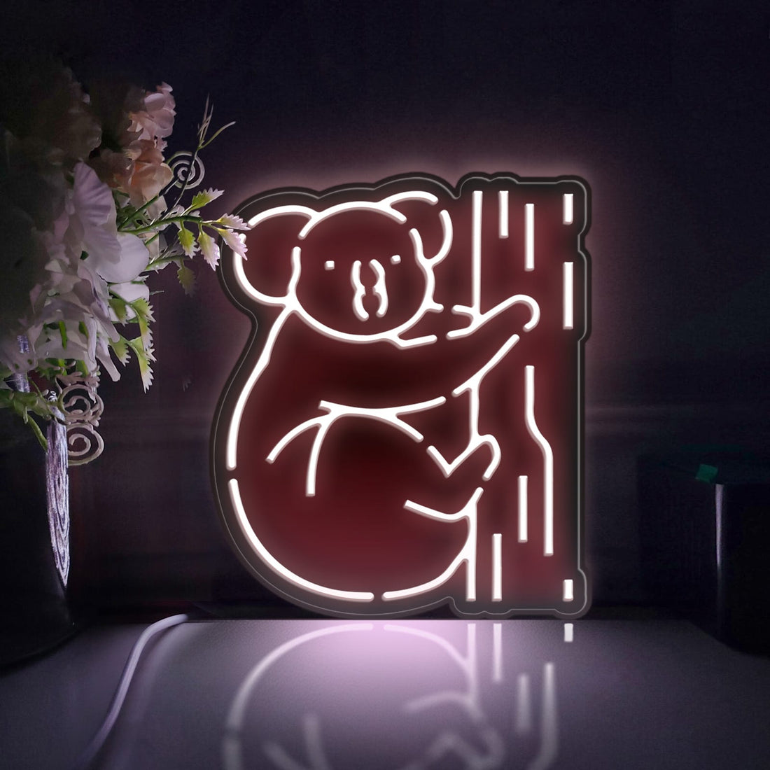 Australian Animal Koala Led Light Box, Koala Wall Art Decor, Light Sign, Desktop Decorations, Bedroom Decor, Gift For Animal Lovers