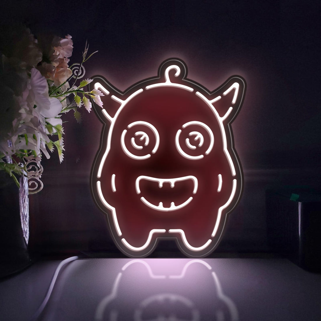 Monster Led Light Box, Extraterrestrial Creature Wall Art Decor, Light Sign, Desktop Decorations, Bedroom Decor, Gift For Sci-fi Fans, Kids