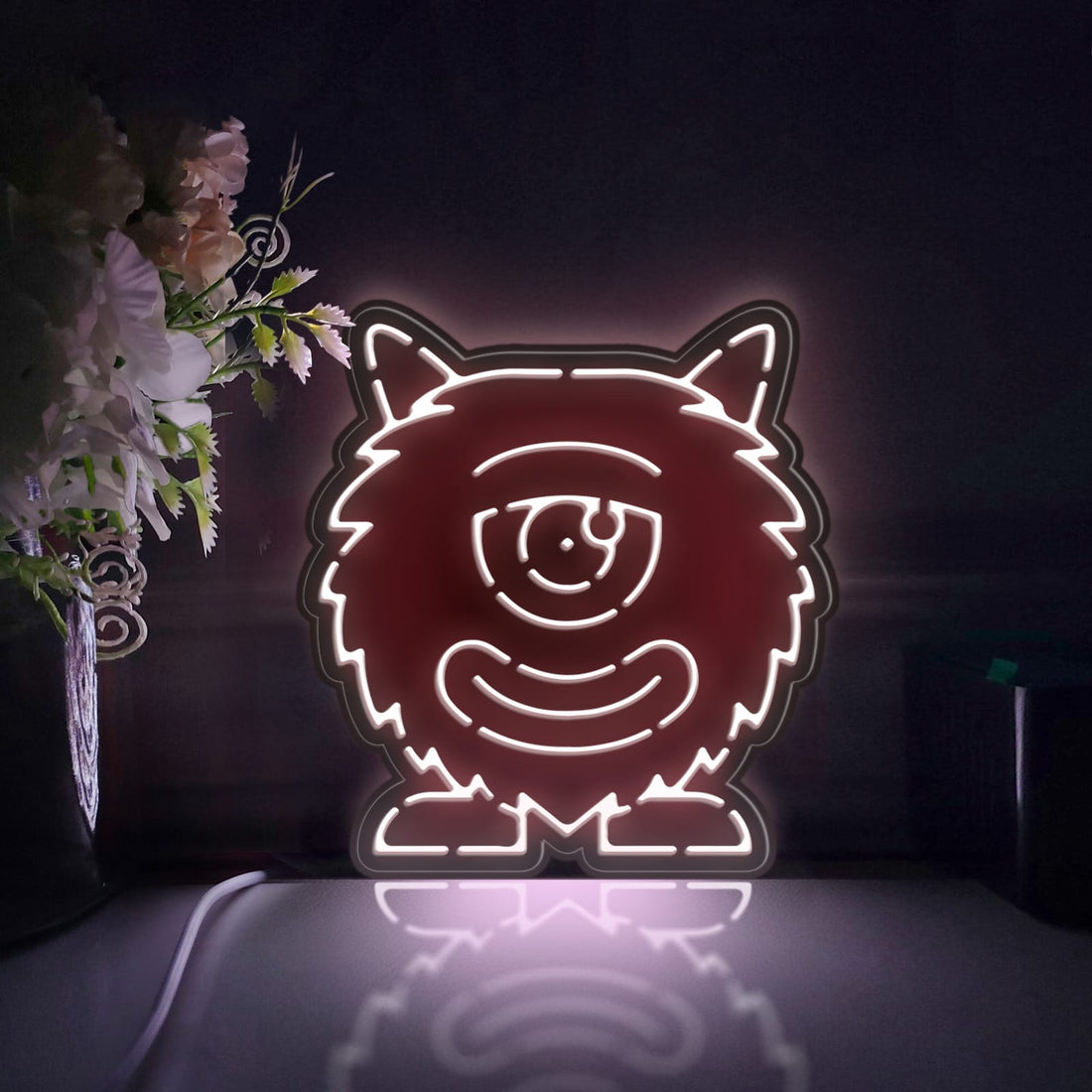Monster Led Light Box, Alien Wall Art Decor, Light Sign, Desktop Decorations, Bedroom Decor, Gift For Science Fiction Enthusiasts, Kids