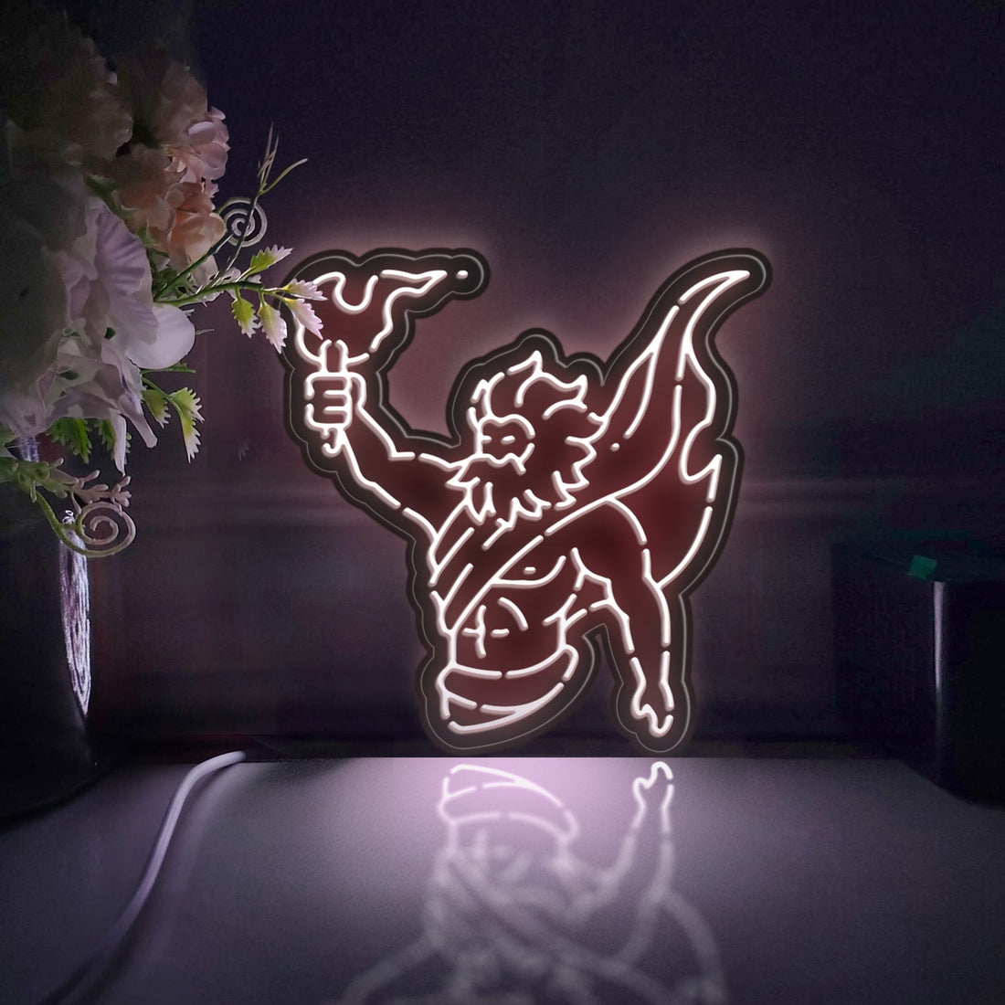 Prometheus Led Light Box, Greek God Wall Art Decor, Light Sign, Desktop Decorations, Room Decor, Gift For Mythology Lovers, Art Enthusiasts