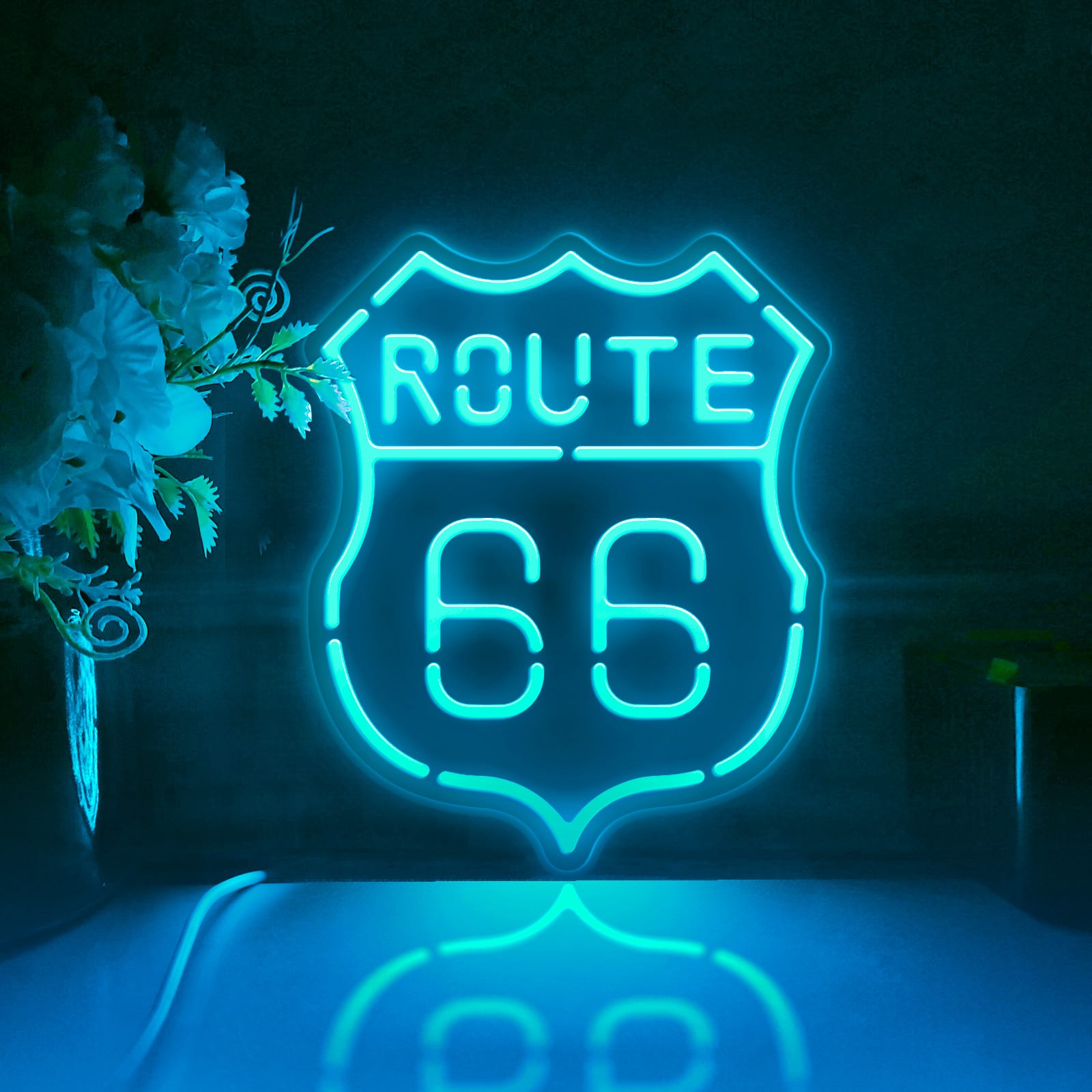 Route Led Light Box, Highway Road Wall Art Decor, Personalized Light Sign, Neon-like Desktop Decorations, Bedroom Decor, Gift For Travelers